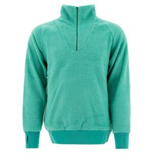 BEAMS PLUS Fleece Half-Zip Pullover Men GREEN Sweaters & Cardigans